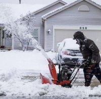 Опасна снежна буря засегна голяма част от югоизточните райони на САЩ 