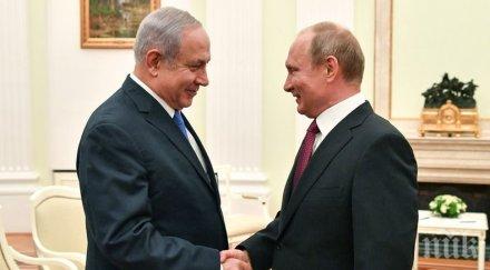 путин надява добро военно сътрудничество израел