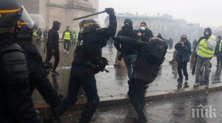 страх 000 полицаи пазят протестите франция