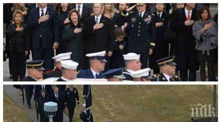 тексас сбогува джордж буш баща погребаха тесен семеен кръг гроба жена годишната дъщеря видео