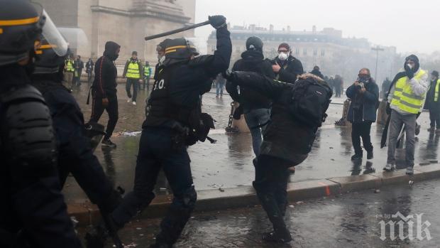 Над 8 хиляди полицаи ще охраняват протестите в Париж тази събота 