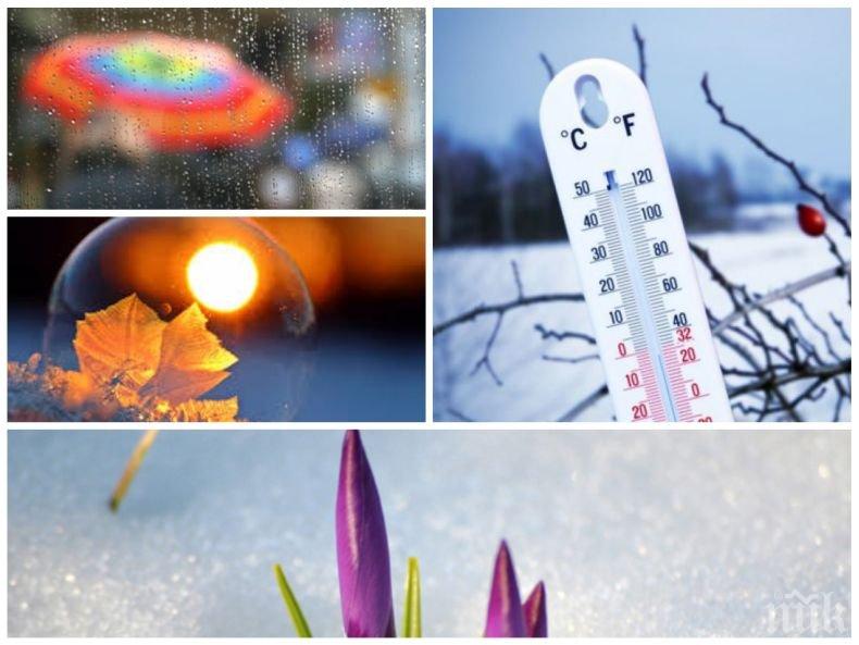ХУБАВО ВРЕМЕ! Слънцето грее щедро в първия ден на февруари, температурите се повишават до 13 градуса