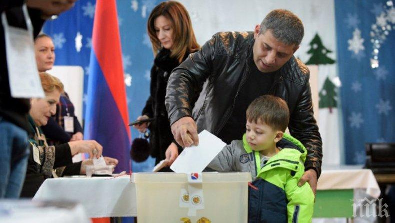 В Армения гласуваха за нов парламент