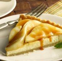 Сладкиш с круши и крем сирене