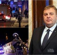 ЕДНО КЪМ ЕДНО: Каракачанов с горещ коментар за кървавия атентат в Страсбург - религиозната пропаганда в джамиите води до подобни случаи