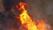 ТРАГЕДИЯ: Мъж изгоря във фургон край Сандански
