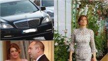 ЕКСКЛУЗИВНО: Генерал Деси пак на пазар с лимузината на НСО (СНИМКИ)