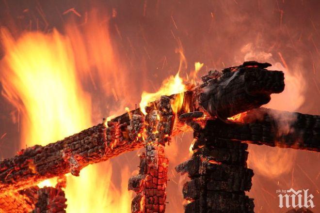 ТРАГЕДИЯ: Баба изгоря жива в дома си при адски пожар
