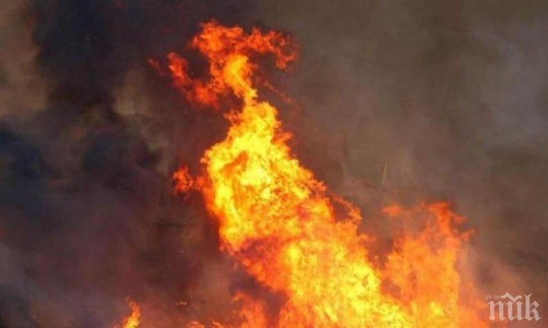ТРАГЕДИЯ: Мъж изгоря във фургон край Сандански