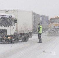 ПЪРВО В ПИК: Километрична колона от камиони към Калотина (ВИДЕО)
