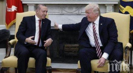 ердоган говори тръмп кюрдите сирия