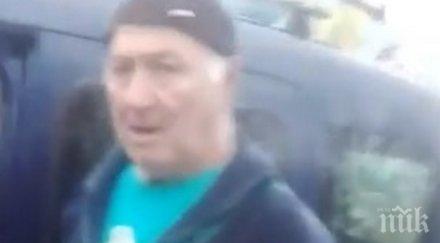 бургазлия върза коня кола влачи пътя видео