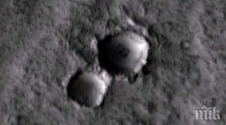 сензация уфолози откриха сгради марс видео