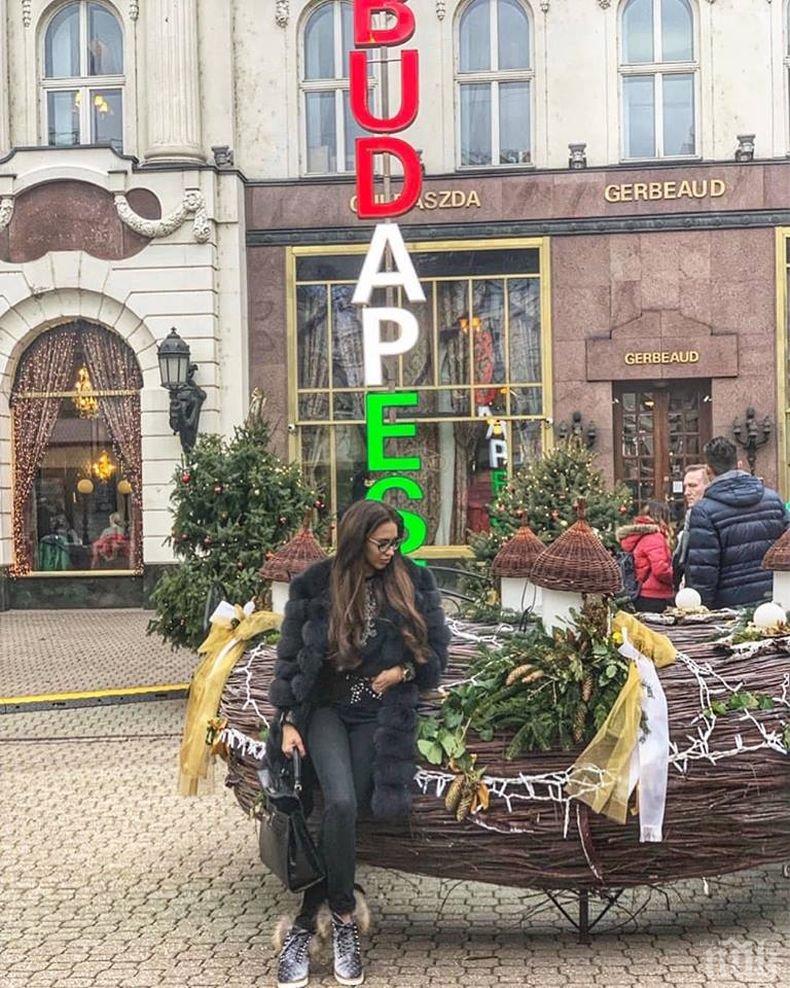 Виктория Петрова изпразни портфейла на гаджето си в Будапеща