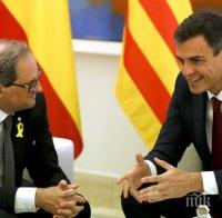 Испанският премиер и ръководителят на Каталуния със съвместно изявления