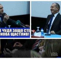 РАДЕВ С НОВА ИЗЦЕПКА: Президентът призна, че човек е щастлив, ако не е женен за българка - накара Генерал Деси да замръзне на място  (ВИДЕО)