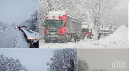 зимни страсти жълт код сняг бурен вятър източна българия
