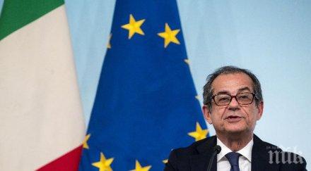 правителството италия очаква бюджетна сделка европейския съюз