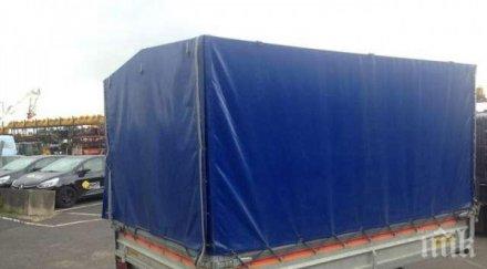 мигранти изскочиха ремарке паркинг пловдив полицията арестува