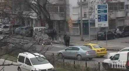 каскада кола обърна таван пловдив видео