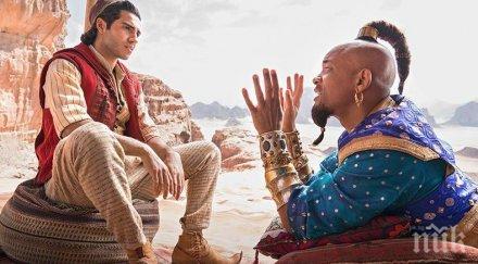 мрежата появиха първи кадри филма аладин уил смит