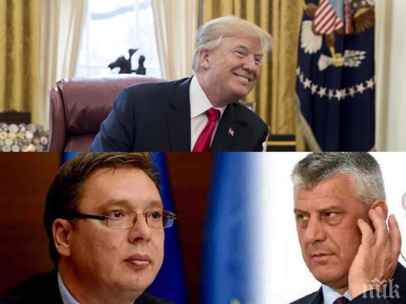 ПОКАНА: Тръмп кани Вучич и Тачи да подпишат историческия договор в Белия дом