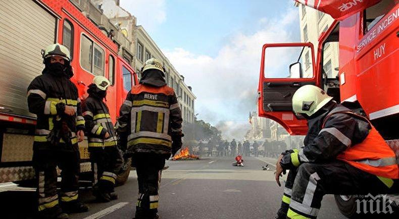 Пожар е избухнал в химически завод в Белгия