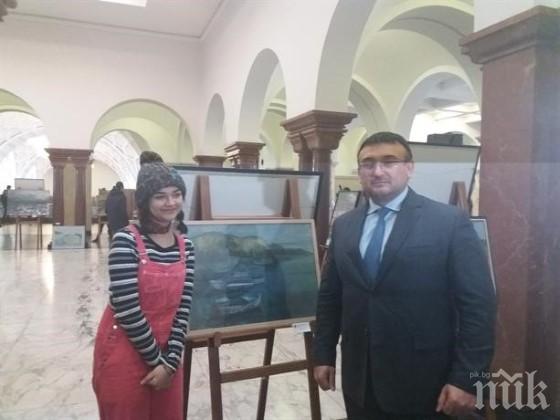 Вътрешният министър Младен Маринов подкрепи млади художници