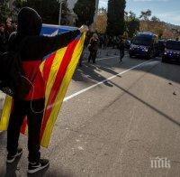 Ранени и арестувани при протестни акции в Барселона 