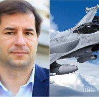 Съветник на Румен Радев с първи коментар за изтребителите: Ф-16 е правилният избор