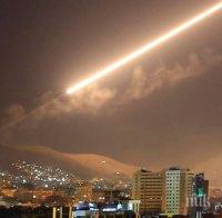 Сирийската противовъздушна отбрана е свалила 8 ракети при атаката над околностите на Дамаск