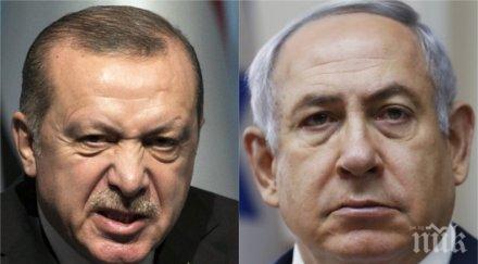 извънредно ескалират престрелките израел турция