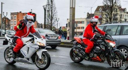 мото дядо коледа зарадва децата центровете деца лишени родителски грижи велико търново
