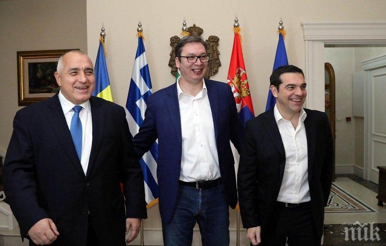 Започна Четиристранната среща на високо ниво между лидерите на България, Сърбия, Гърция и Румъния (СНИМКИ)