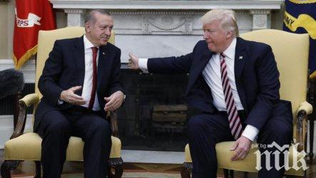 Ердоган обеща на Тръмп: Ще изтребя всички от Ислямска държава в Сирия