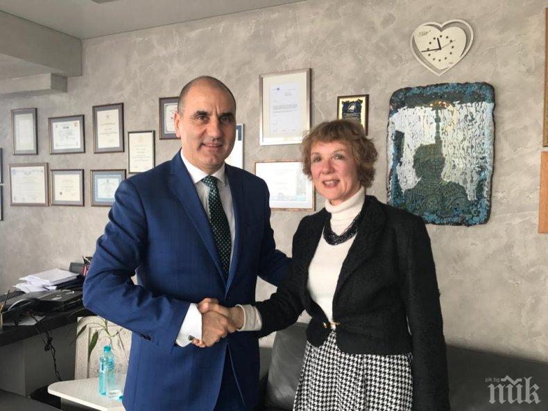 Цветанов на важна среща с холандската посланичка