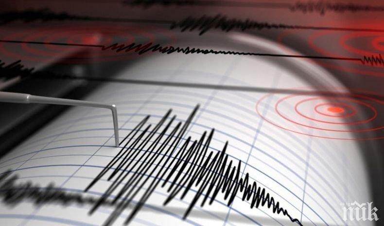 Земетресение с магнитуд 5.5 по скалата на Рихтер бе регистрирано край бреговете на Япония