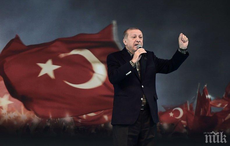 Ердоган се закани: Ще прочистим Сирия от кюрдски милиции и джихадисти
