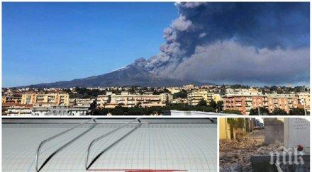 разтърсваща коледа паднали къщи разруха сицилия снимки