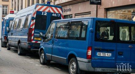 последните минути паника страсбург евакуираха гарата сигнал бомба