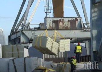 криза пристанище варна разтовариха стотици тонове балирани отпадъци навръх коледа