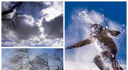 празнична прогноза последната неделя годината облачна ветровита декември