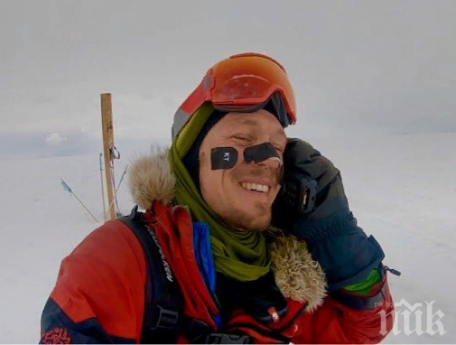 Американец прекоси Антарктида за 54 дни сам