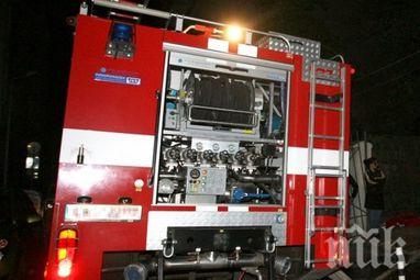 Клошар се напи и се запали 