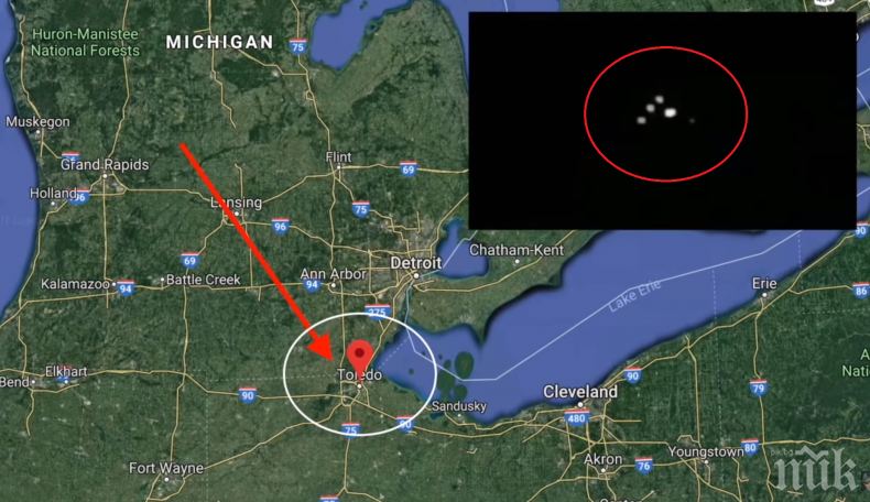 ТЕ НИ НАПОМНЯТ, ЧЕ СА ТУК: Триъгълно НЛО нагледа Охайо (ВИДЕО)