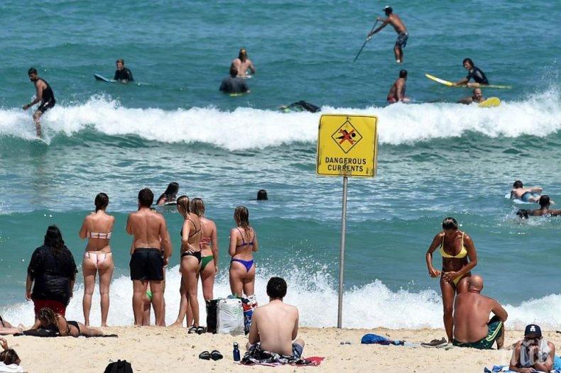 Рекордни жеги и пълни плажове в Австралия 