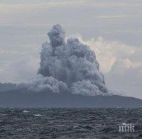 Вулканът Анак Кракатау изригна отново