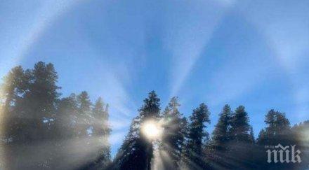 уникален феномен банско скиорите снимат невидели