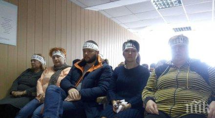 украински миньори обявиха гладна стачка заради неполучени заплати