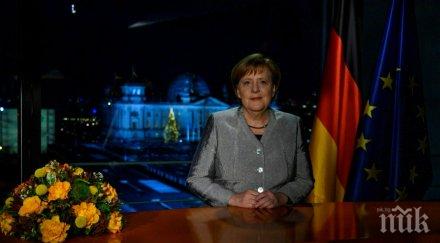 меркел призова германците единство